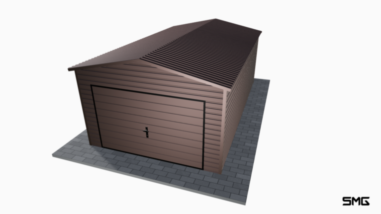 Garaż Premium BTX 3.5x6 m dwuspad