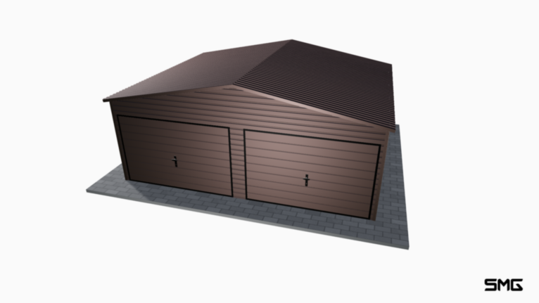 Garaż Premium BTX 6x5 m dwuspad