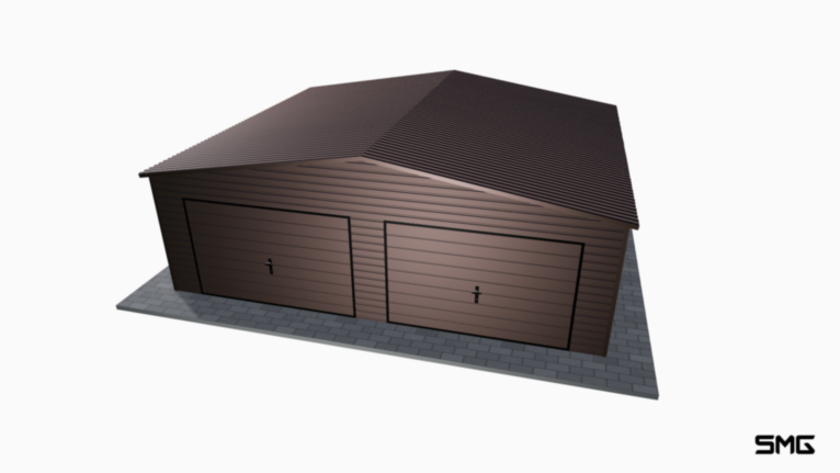 Garaż Premium BTX 7x5 m dwuspad