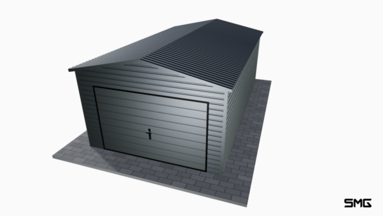 Garaż Premium RAL 3.5x6 m dwuspad