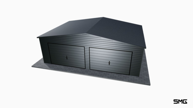 Garaż Premium RAL 7x5 m dwuspad