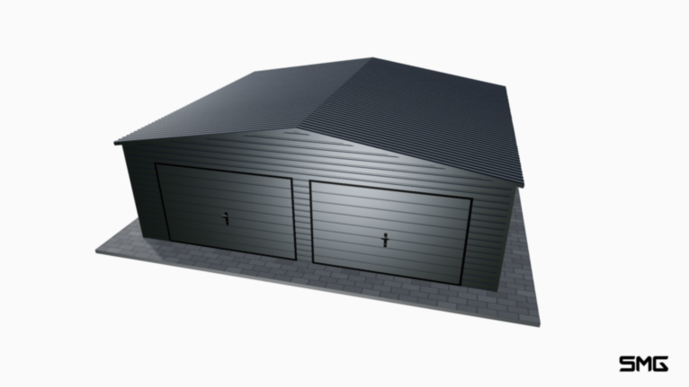 Garaż Premium RAL 7x6 m dwuspad